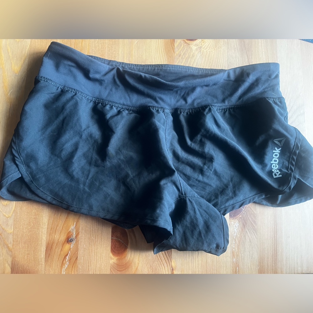 Black Reebok shorts